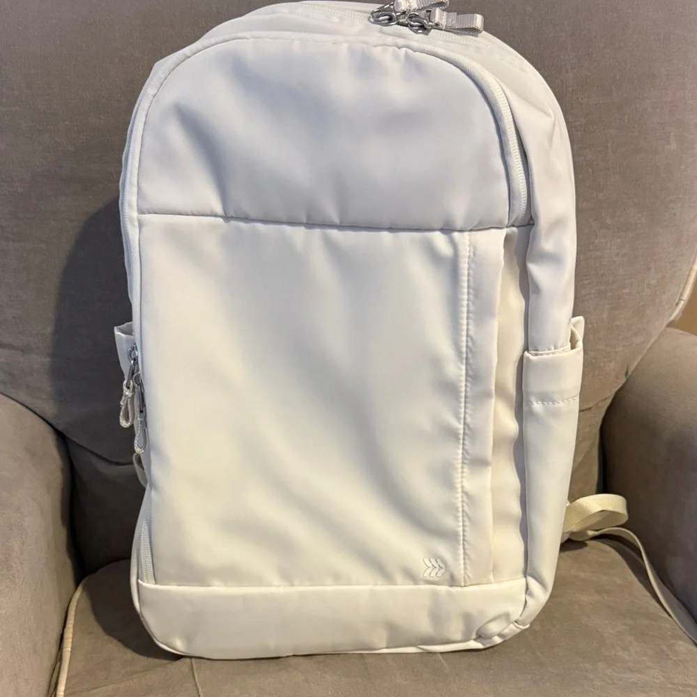 All in Motion Stylish white/off white water repellent Backpack